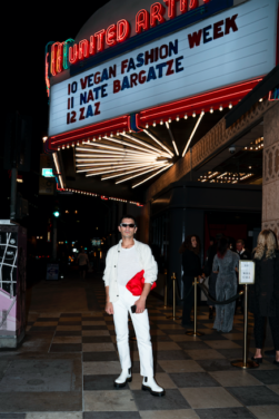 Mena Suvari, Moby, Kate Nash, and Emily Deschanel were among the crowd celebrating Vegan Fashion Week in Los Angeles