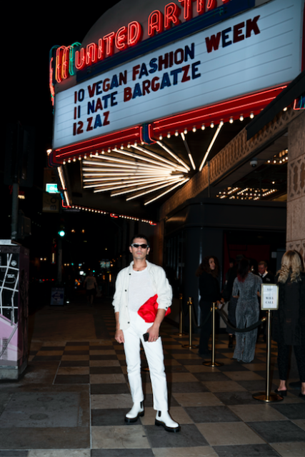 Mena Suvari, Moby, Kate Nash, and Emily Deschanel were among the crowd celebrating Vegan Fashion Week in Los Angeles