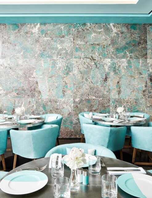 The Tiffany & Co. Blue Box Café is Open in Harrods