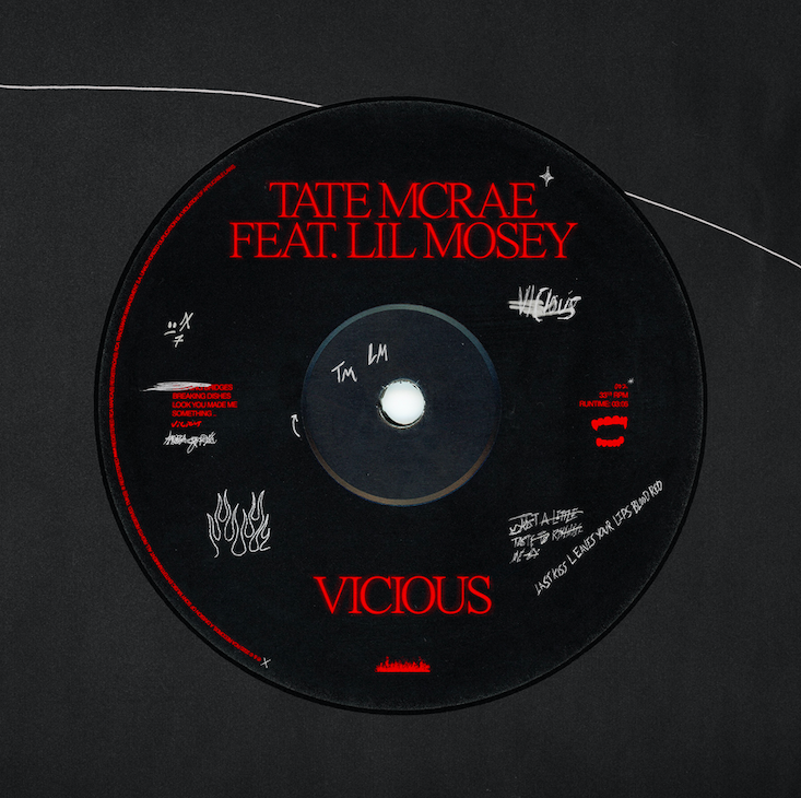 Tate Mcrae Releases “vicious ft. lil mosey”