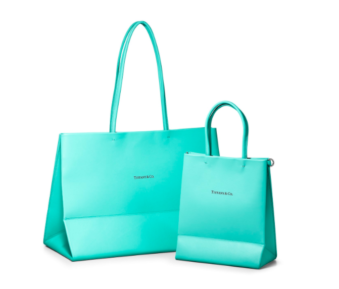 Tiffany & Co. Has Transformed Their Iconic Shopping Bag Into Leather Totes