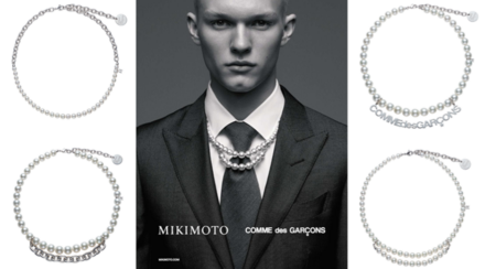 Comme des Garçons x Mikimoto collection