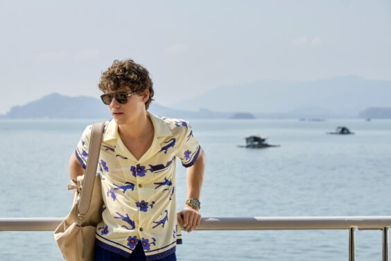 Reptiles, Riches, and Revenge? Sam Nivola’s White Lotus Look Foreshadows Trouble